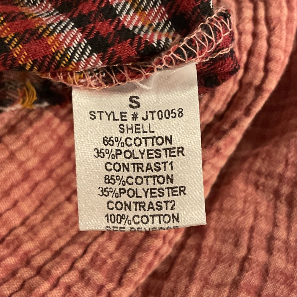 Plaid Patchwork Women's Top - Picture 6 of 6